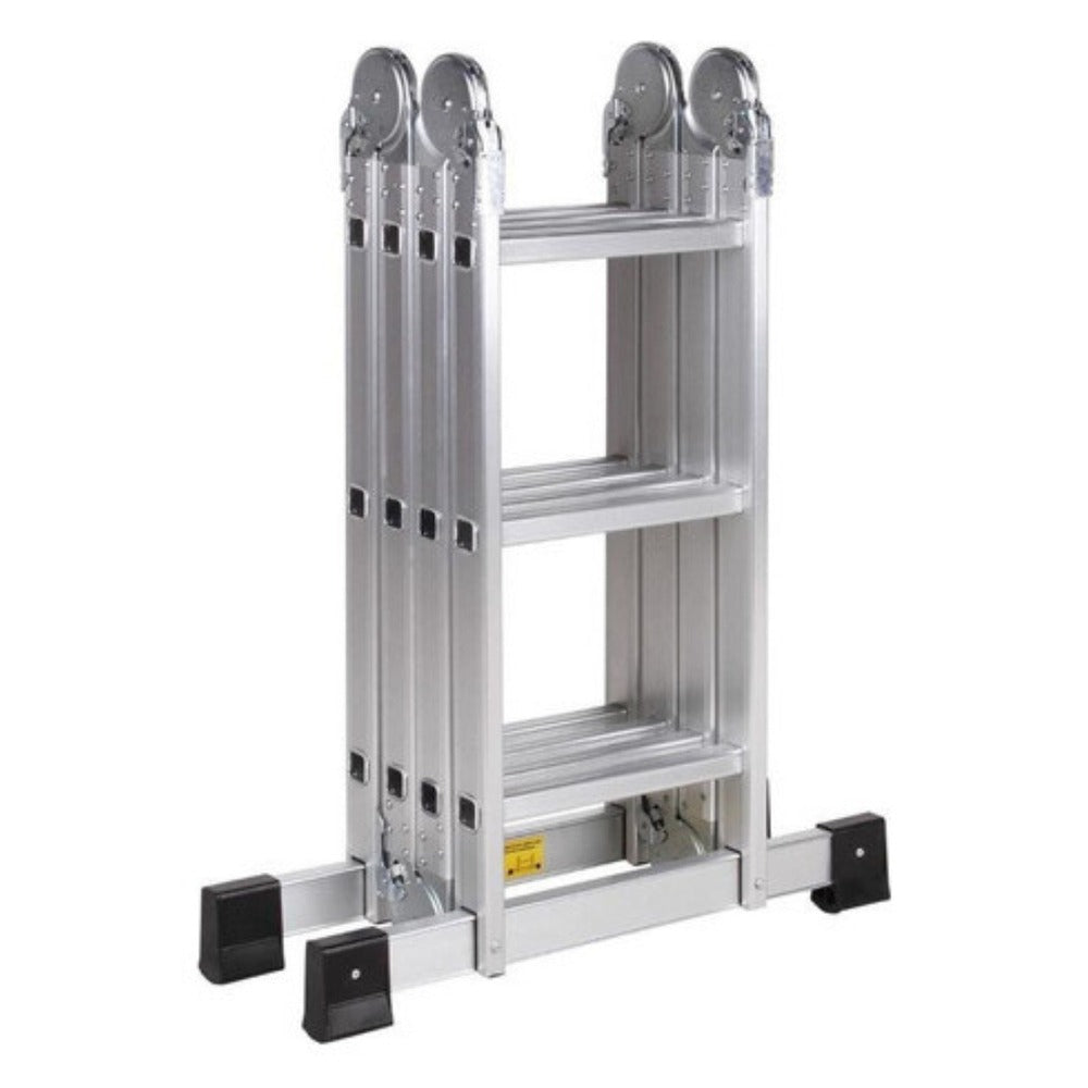 Escada Articulada De Alumínio 12 Degraus 3,50 Metros De Altura