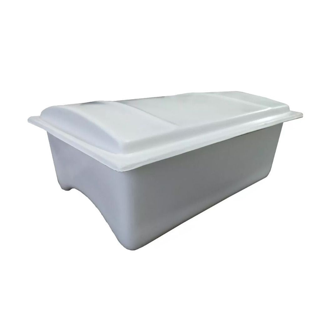 Caixa De Água Para Reservatório Térmico Solar Ribsol Energia Solar 20 Litros com boia e flange