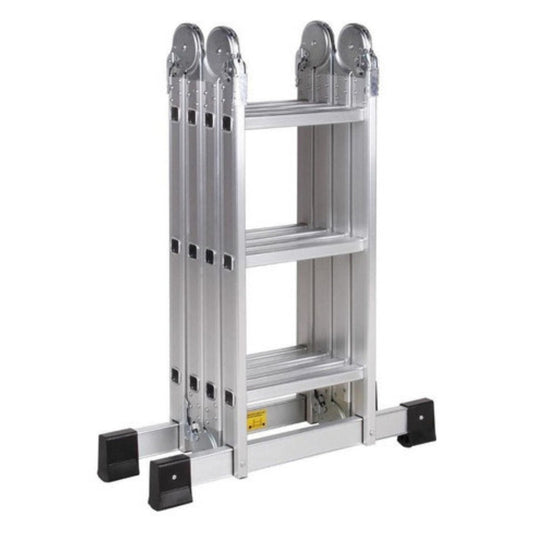 Escada Articulada De Alumínio 12 Degraus 3,50 Metros De Altura
