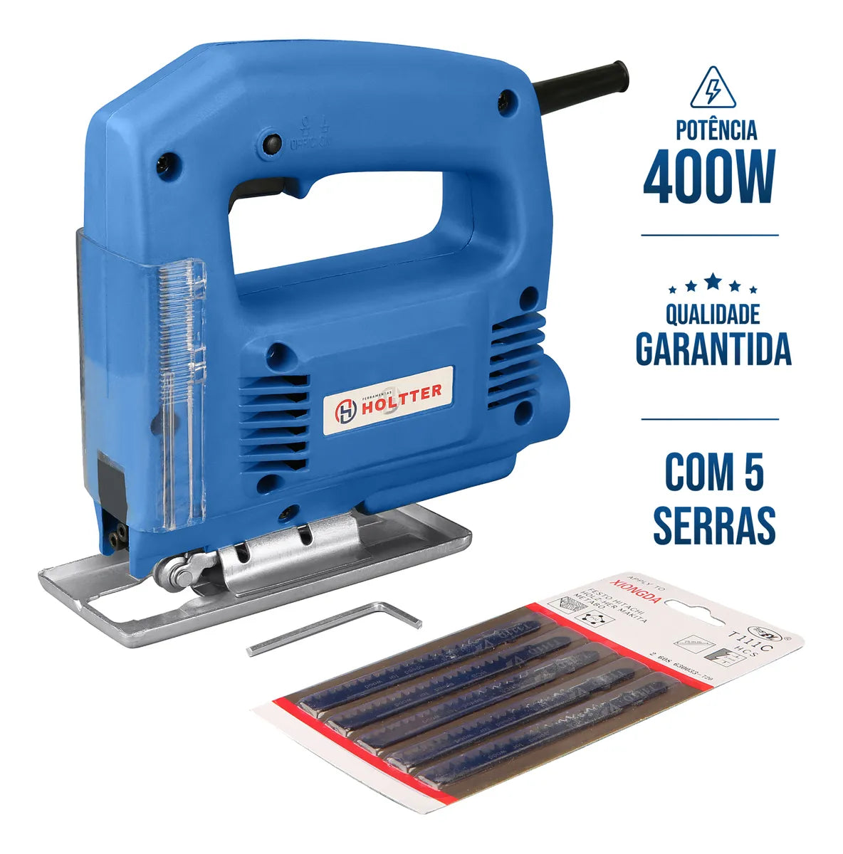 Serra Tico Tico 400w 3000rpm Uso Base Ajustável - Holtter Ferramentas