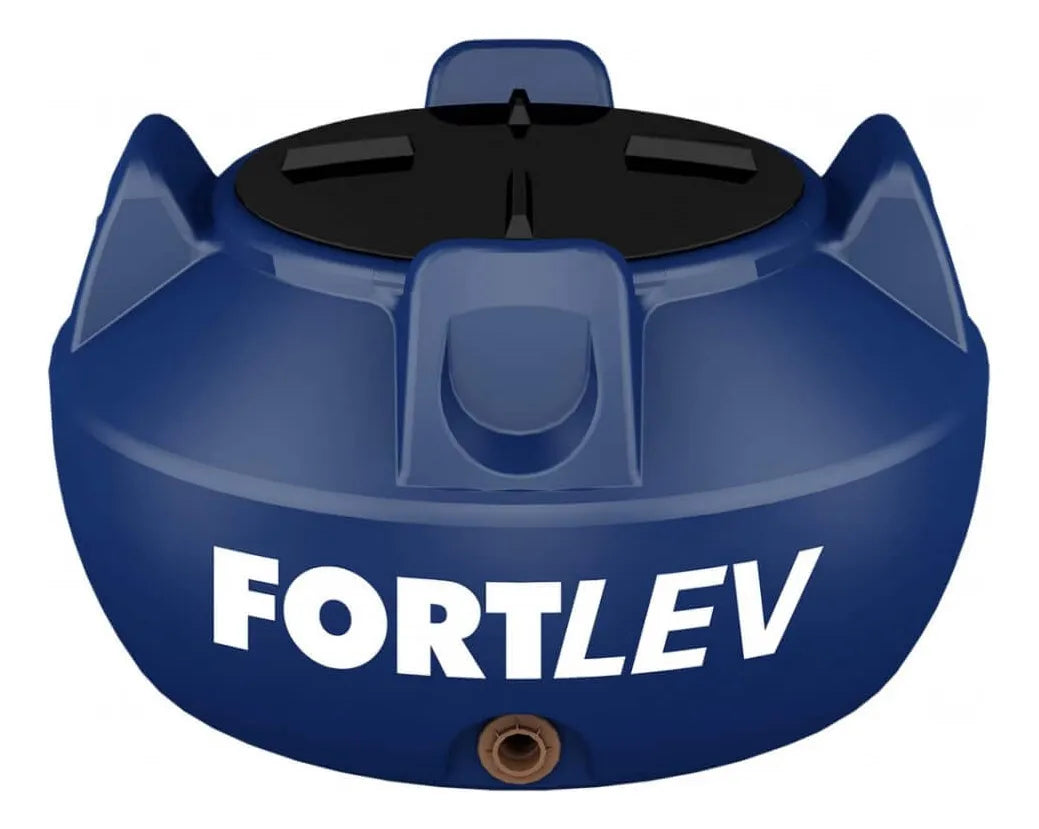 Caixa De Água 310L Polietileno Tampa Rosca Azul