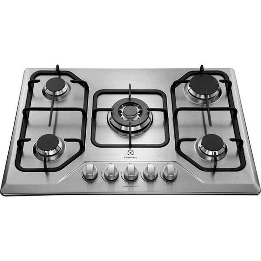 Cooktop 5 Bocas a Gás com Tripla Chama e Acendimento Superautomático Inox Bivolt