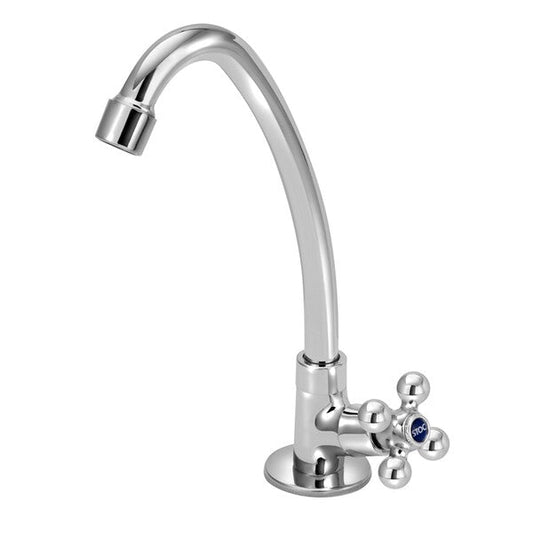 Torneira de Pia para Cozinha com Bica Alta Cromada Light Cruzeta Stoc